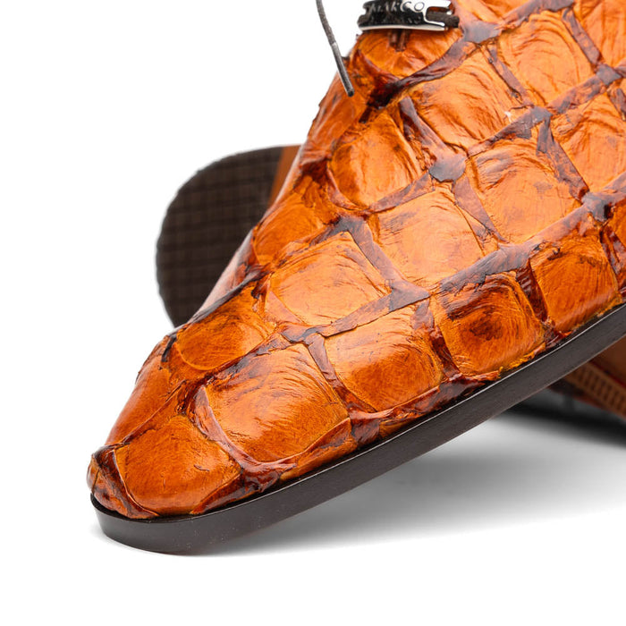 Marco Di Milano Olivieri Pirarucu Dress Oxfords Brandy