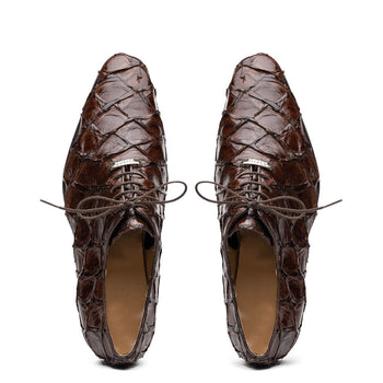 Marco Di Milano Olivieri Pirarucu Dress Oxfords Brown