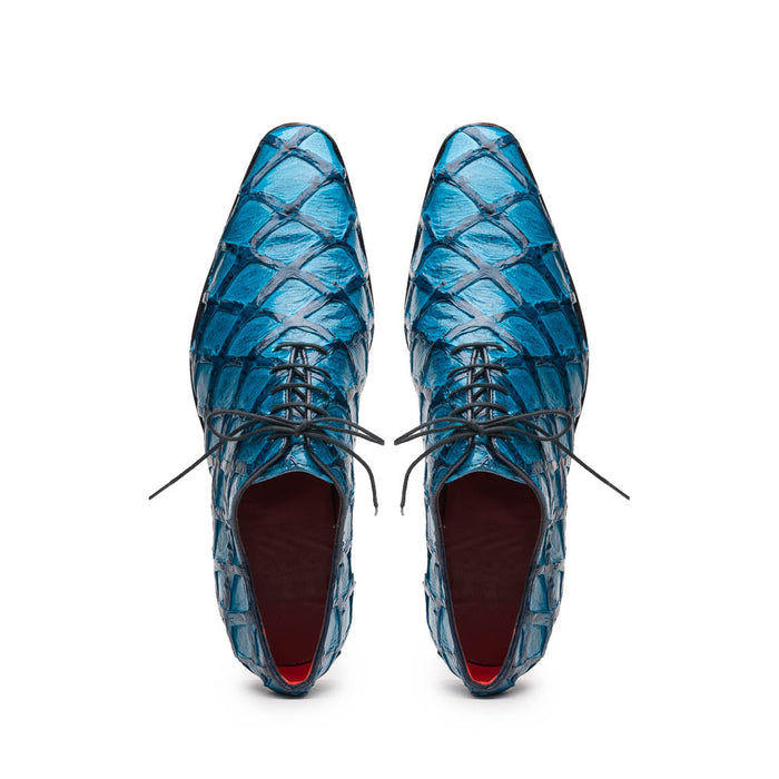 Marco Di Milano Olivieri Pirarucu Dress Oxfords Blue