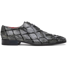 Marco Di Milano Olivieri Gray Pirarucu Dress Shoe Oxfords