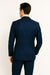 Mens One Button Shawl Lapel Suit Navy Blue