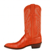 Men's King Exotic Boots Genuine Eel Skin Boots Cognac (4980803)