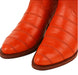 Men's King Exotic Boots Genuine Eel Skin Boots Cognac (4980803)