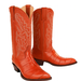 Men's King Exotic Boots Genuine Eel Skin Boots Cognac (4980803)