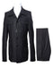 Black Safari Walking Suit for Men – Rossiman Utility Jacket and Trousers Set