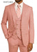 Men’s Red and white Houndstooth Summer Blazer, Lightweight Check Sport Coat for Weddings, Prom, Parties