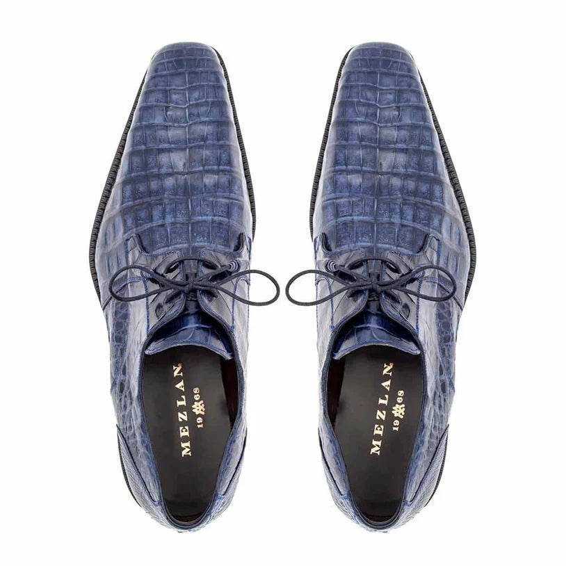 chinese dress ladies TucciPolo Navy Calfskin Hand-Welted Oxford — Handmade Italian Leather Luxury Shoes for Men Medium (D) / 17.5 main image 0