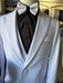 Men’s White Western Cowboy 3 Piece Tuxedo Suit, Formal Wedding Prom Groom Suit Set