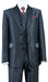 Men’s Black Shiny 3 Piece Tuxedo Groom Suit, Formal Vest Suit for Weddings, Prom, Black Tie Events, Black Lapel