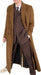 Men’s Brown Cotton Trench Coat Doctor Who 10th Doctor Inspired Long Coat – Classic Gabardina Style Overcoat, Vintage Winter Costume Jacket
