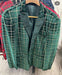 Men’s Green and Gold Plaid Christmas Holiday Blazer – Classic Check Party Jacket for New Year, Wedding and Festive New Year event