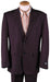 Men’s Brownish Black Pinstripe Western Suit, Cowboy Formal Wedding Ranch Dress Suit Set Slim Fitted