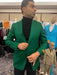 Mens Green Blazer – Stylish Casual and Formal Sport Coat for Parties, Weddings and Events in Emerald Green