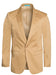 Men’s Tan Camel British Khaki Western Blazer – Two Button Classic Casual Sport Coat - Ranch Country Coat
