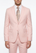 Men’s Light Pink 2 Piece Suit, Formal Dress Suit for Weddings, Prom, Parties, Summer Events Slim Fitted By Vitali