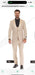 Men’s Tan Cowboy Suit – Western Formal Two Piece Suit for Weddings,  Champaign Sand Color