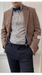 Men’s Brown Tweed Blazer Matt Smith Inspired Jacket – Classic Vintage Style Casual Formal Blazer, Smart Office Party Wear