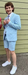 Men’s Light Blue Suit with Shorts – Casual Summer Blazer and Shorts Set for Wedding, Party and Smart Casual Wear