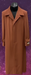 Men’s Full-Length Cognac Overcoat – Premium Wool-Blend Long Dress Coat for Winter and Formal Wear in Rust Brick Color