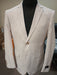 Men’s Beige Seersucker Summer Blazer, Lightweight Striped Sport Coat for Weddings, Parties, Beach Events in Tan Color