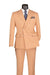 Men’s Peach Double Breasted Suit – Wedding & Prom Formal Suit Set, Classic Blazer and Pants Slim Fitted