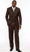 Tiglio Mens Black 3 Piece Suit – Single Button Classic Fit Pleated Wide Leg Pants Formal Business Church Suit - 100% Wool