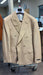 Vitali Brand Men’s Beige Double Breasted Suit – Classic Wedding, Prom & Party Wear Formal Outfit Khaki Camel Color