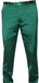 Mens Emerald Green Satin Slim Fit Dress Pants – Shiny Formal Party and Wedding Trousers