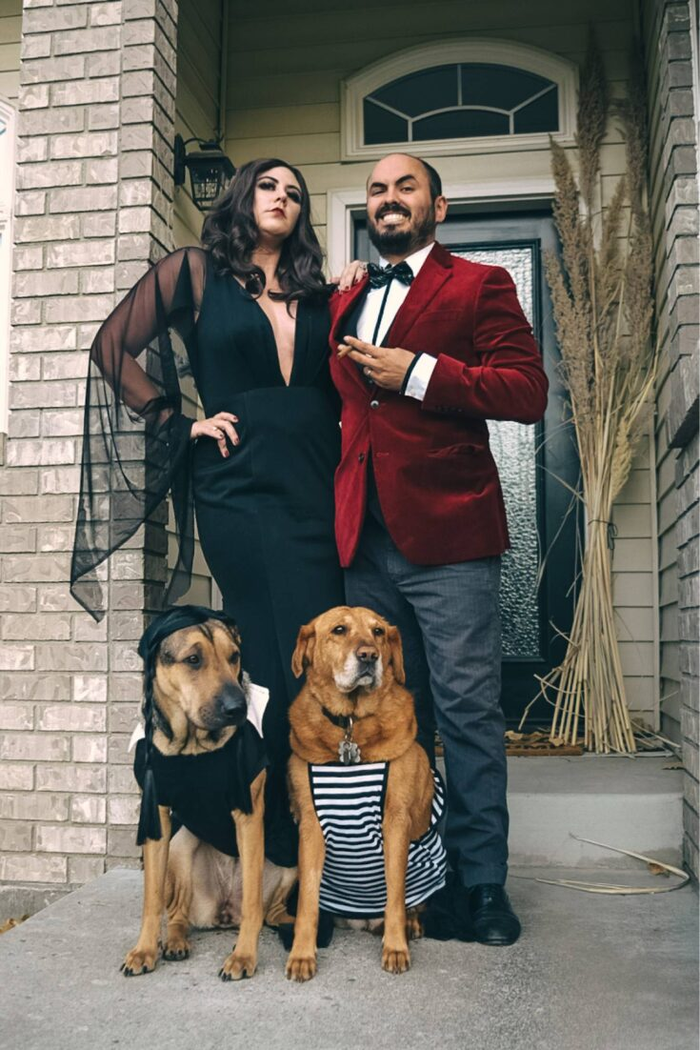 Men’s Gomez Addams Inspired Costume, Burgundy Velvet Blazer with Black Pants Formal Party Outfit Combo