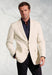 Men's Light Tan Sport Coat – Two-Button Classic Blazer for Business, Wedding & Casual Wear Cream Ivory Linen Fabric