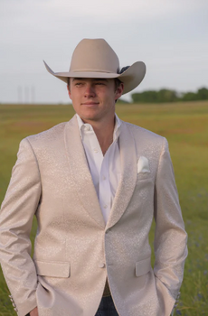 Men’s Tan Khaki Beige Cream Champaign Paisley Western Blazer Jacket, Embossed Dress Sport Coat for Wedding Party Rodeo Style