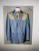 Men’s Steel - Light Blue and Bone Color Western Cowboy Blazer – Shiny Country Style Dress Jacket for Rodeo Saco De Hombre Vaquero