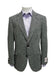 Men’s Grey Harris Tweed Blazer Jacket, Classic Herringbone Wool Sport Coat for Business Casual