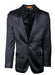 Men’s Black Satin Blazer – Classic Slim Fit Two-Button Formal Suit Jacket for Weddings, Parties, and Business Events