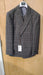Vitali Men’s Brown Grey with blue Check 3 Piece Suit – Classic Plaid Formal Suit Set with Blazer, Vest & Trousers, Business Wedding Party Wear for Men Modern Fit