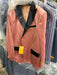 Men’s Dusty Rose Pink Velvet Blazer with Black Satin Lapel | Formal Sport Coat in Mauve Color + Bowtie