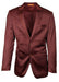 Men’s Slim Fit Maroon Satin Blazer – Elegant Two-Button Formal Suit Jacket for Weddings, in Maroon Wine Color