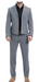 Mens Gray Western Blazer Set – Cowboy Style Jacket and Pants Outfit Classic Country Western Suit