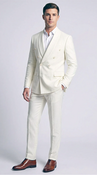 Mens Ivory Dinner Jacket Blazer – Elegant Ivory Cream Off White Formal Blazer Wedding Tuxedo Jacket Evening Wear