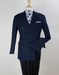 Mens Navy Blue Double Breasted Blazer – Classic Formal Suit Jacket for Business, Wedding, Office and Professional Wear