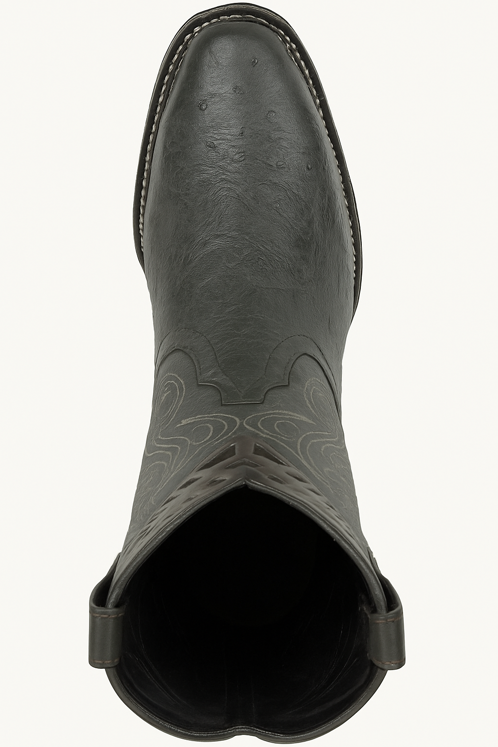 Men's Wild West Smooth Ostrich Skin 3X Toe Boots 29504-B - Image 13