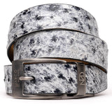 Marco_Di_Milano Domenico Belt Antique Newspaper Leather Shoe