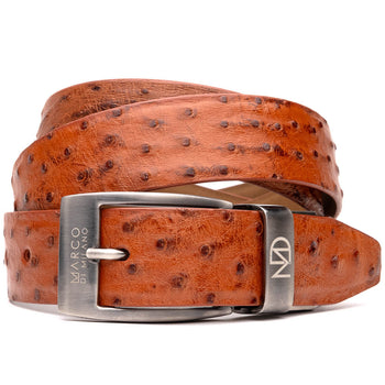 Marco Di Milano Domenico Belt Cognac Leather Shoe