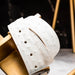 Marco Di Milano Domenico Belt White