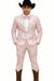 Package Package Combo Mens Pink Suit - Paisley Fancy Floral Suits with Matching Bowtie