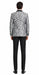 Paisley Suit - Wedding Tuxedo Suit - Prom Black ~ Silver Suit