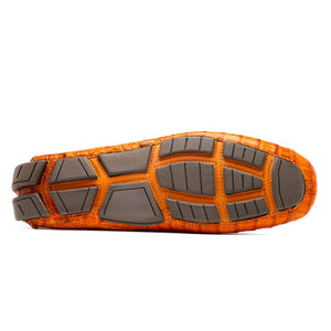 Marco Di Milano Parma Caiman Belly Bit Drivers Brandy