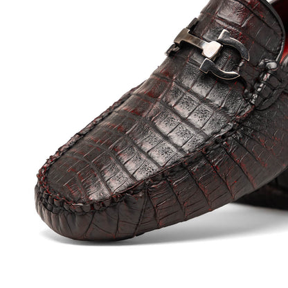 Marco Di Milano Parma Black Cherry Leather Oxfords