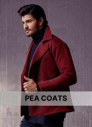Men’s Pea Coats – Classic Double-Breasted Outerwear with Nautical Roots