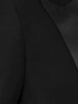 Black Peak Lapel Ticket Pocket Tuxedo